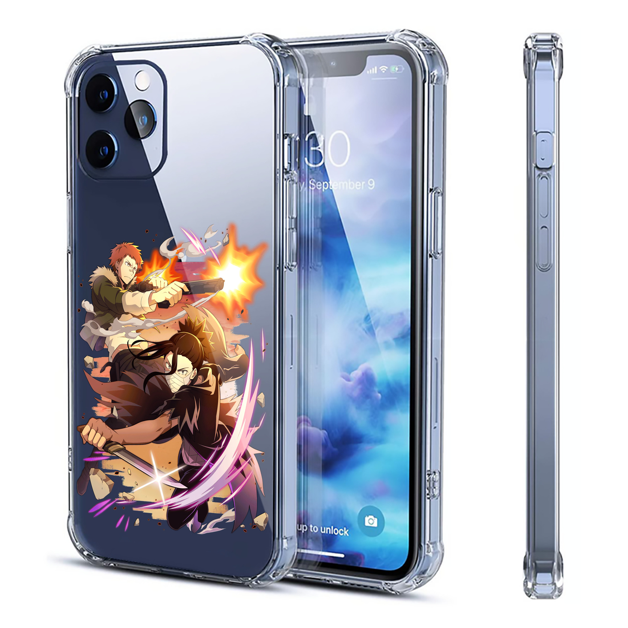 （画像用） 文豪ストレイドッグス Bungo Stray Dogs 【iPhone 12シリーズ対応】透明スマホケース（クリアソフトケース）